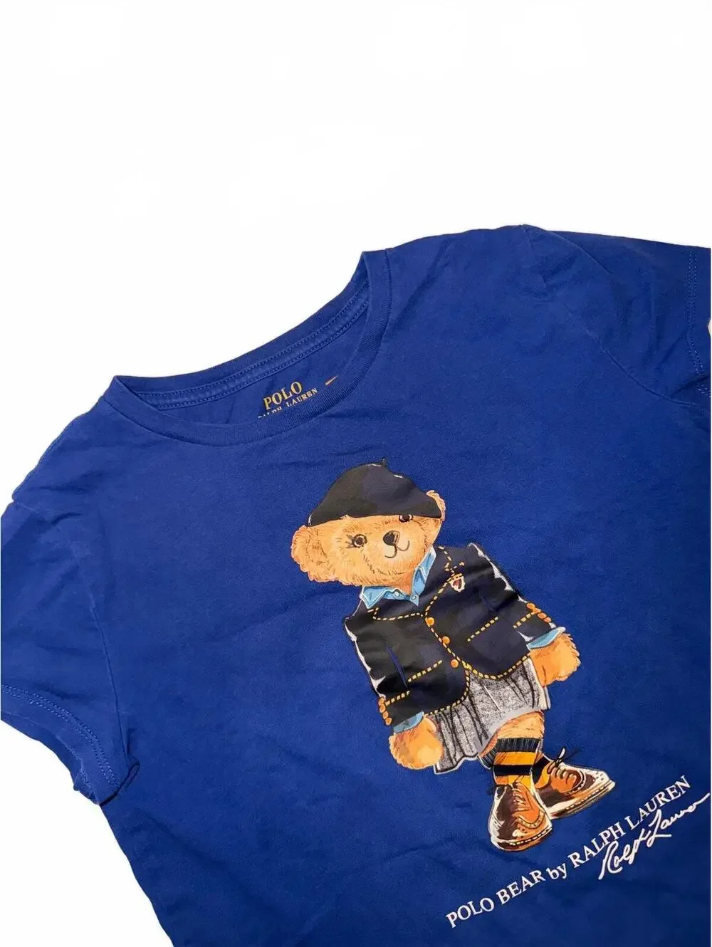 Polo Ralph Lauren Polo Bear T-Shirt Royal Blue Kids Size M (8-10)